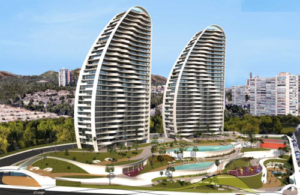 Edificio Sunset waves en Benidorm construido por Etosa